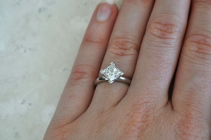 ma bague de fianÃ§ailles solitaire diamant bague de fiancaille bague ...